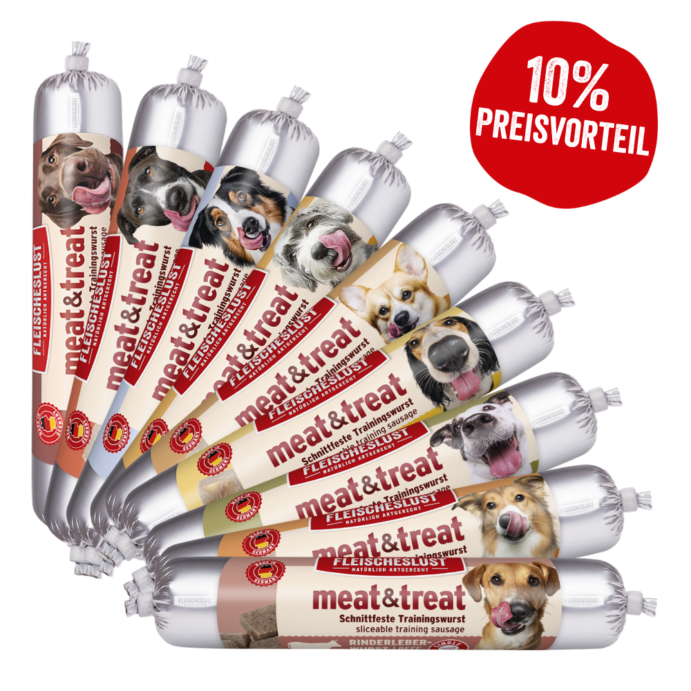 Probierpaket meat&treat Trainingswürste