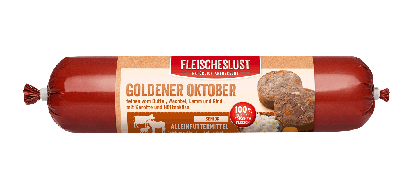 Goldener Oktober - Feines vom Büffel, Wachtel, Lamm und Rind mit Karotte und Hüttenkäste