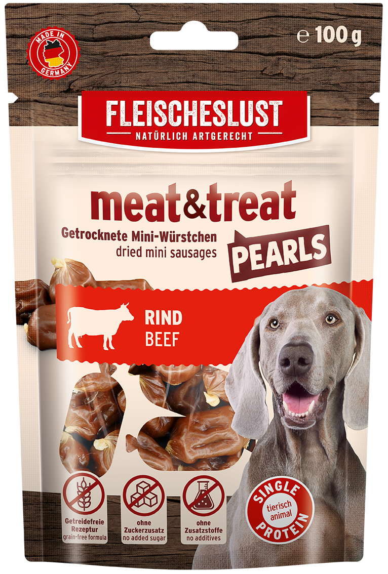 M T Rind meat&treat Pearls Rind - Leckerlies von Fleischeslust – Fleischeslust ...