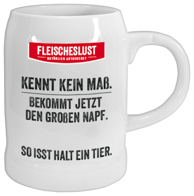Fleischeslust Maßkrug 0,25 l