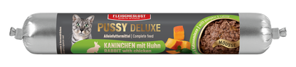 Pussy Deluxe Rabbit, Duck & Fresh Salmon with Chia Seeds
