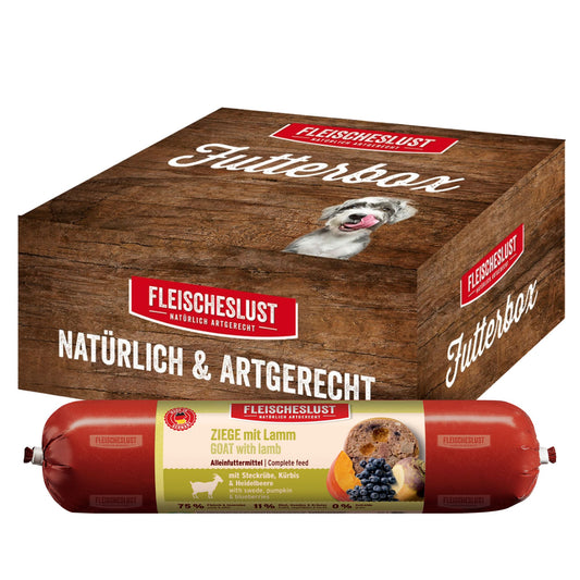 Futterbox Ziege mit Lamm (8x400g) Alleinfutter